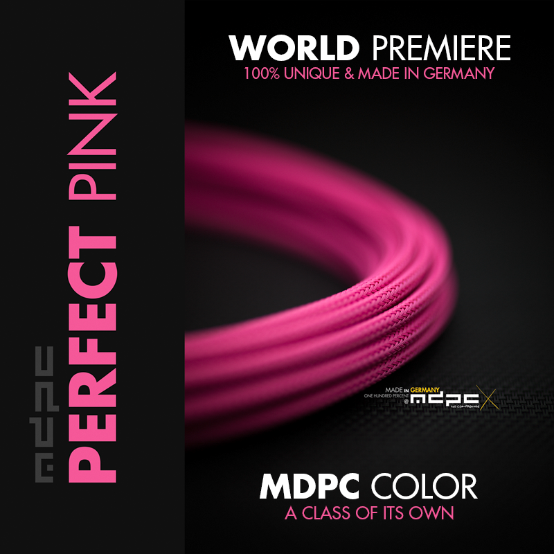 New Perfect Pink Cable Sleeving By Mdpc X Mdpc X